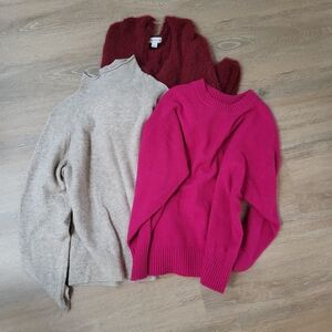 Bundle Lot 3 Ava & Viv Sweaters X 1X 0X